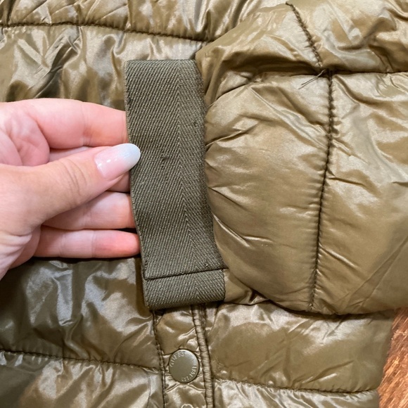 Guess Lightweight Puffer Bomber Jacket – Olive Green – Men’s Size XL - Picture 7 of 13